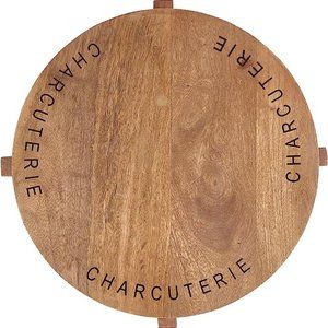Santa Barbara Design Mango Wood Cheese Board, 11" Diameter, Charcuterie Board